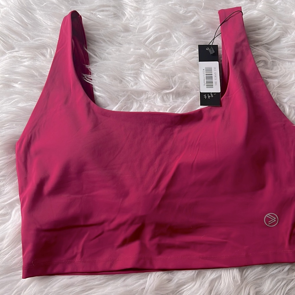 Savvi Black Dez Bra Crop Top Tank XL NWT